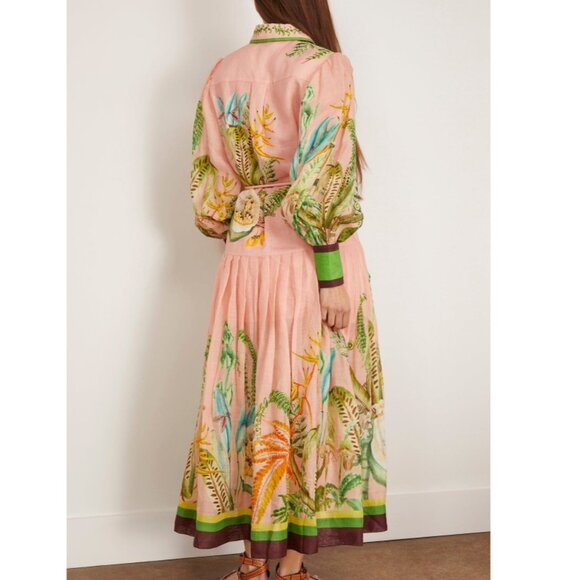 Alemais Papaya Bloom Belted Maxi Dress - Picture 4 of 15